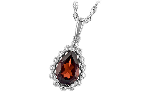 L189-49625: NECKLACE 1.38 CT GARNET