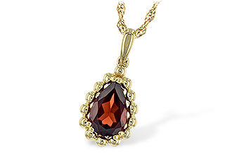 L189-49625: NECKLACE 1.38 CT GARNET