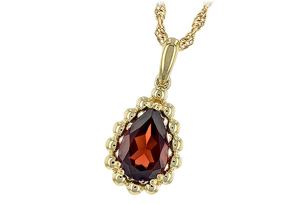 L189-49625: NECKLACE 1.38 CT GARNET