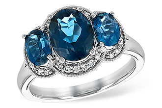 L189-52298: LDS RG 4.20 BLUE TOPAZ 4.33 TGW