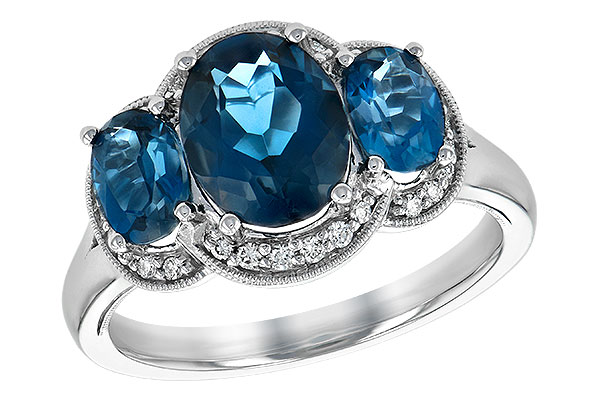 L189-52298: LDS RG 4.20 BLUE TOPAZ 4.33 TGW