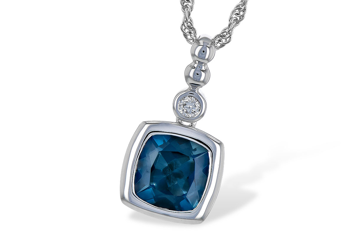 L190-39561: NECK 1.50 LONDON BLUE TOPAZ 1.54 TGW