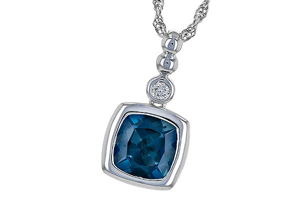 L190-39561: NECK 1.50 LONDON BLUE TOPAZ 1.54 TGW