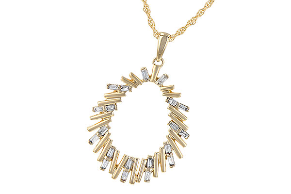L190-41380: NECK .24 TW BAGUETTE DIAS