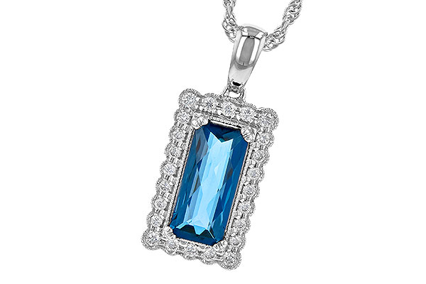 L190-44107: NECK 1.55 LONDON BLUE TOPAZ 1.70 TGW