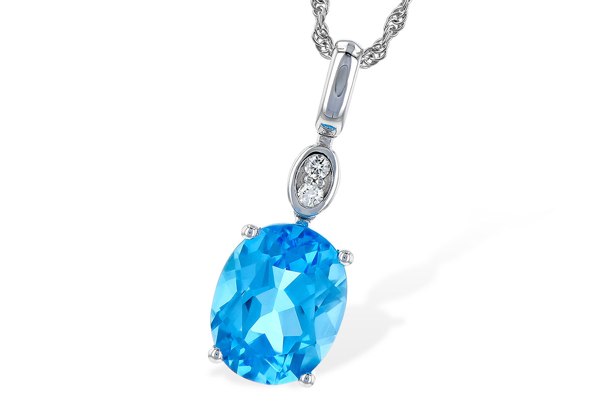 L190-44180: NECK 2.84 BLUE TOPAZ 2.87 TGW (10x8MM BT)