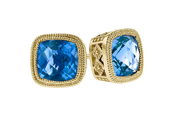 L273-10461: EARR 2.20 TW BLUE TOPAZ