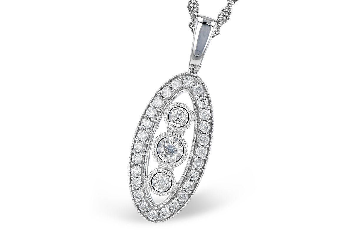 L273-10534: NECKLACE .34 TW
