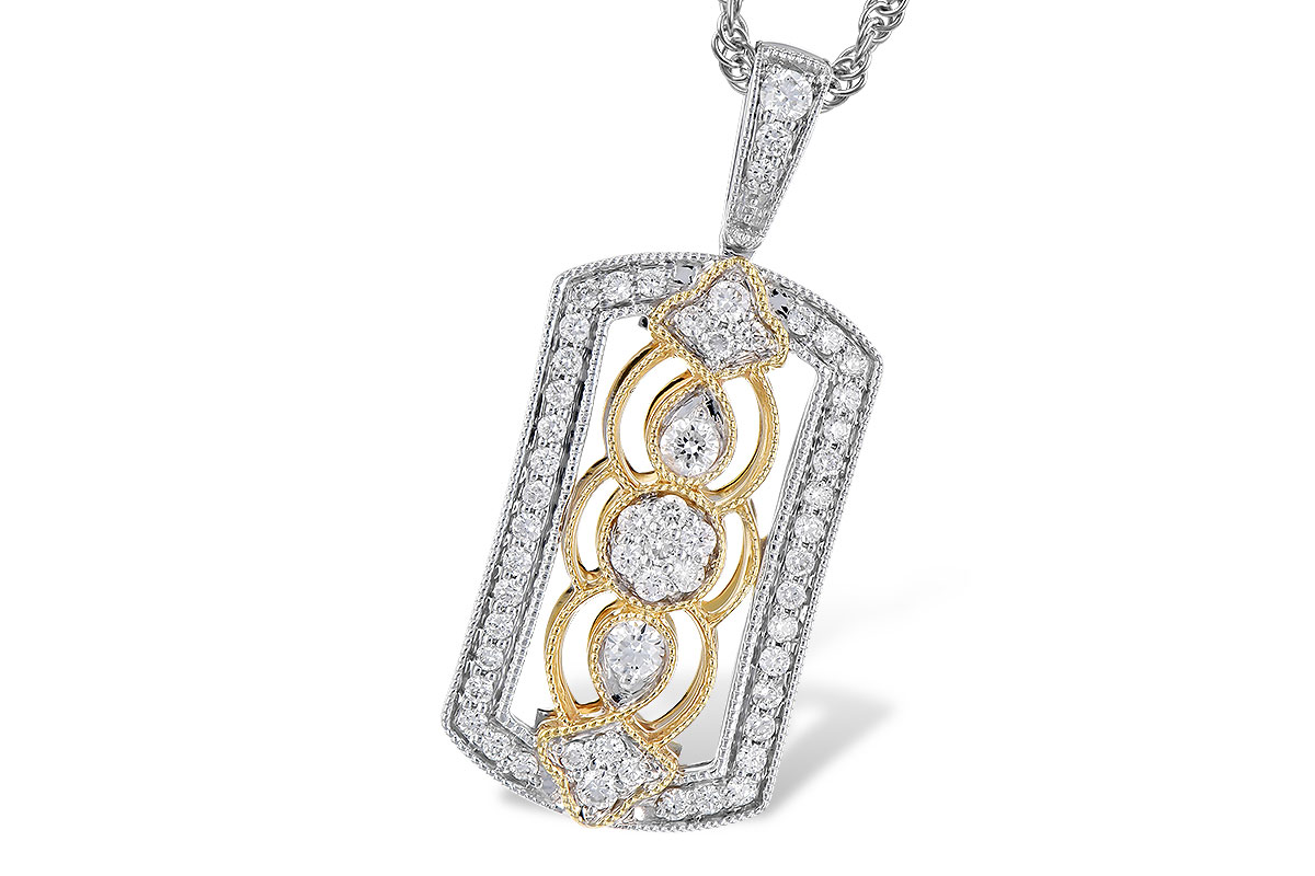 L273-15080: NECKLACE .33 TW
