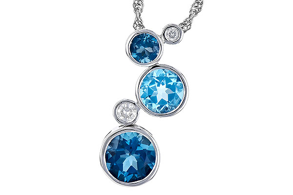 L273-15989: NECK 2.30 BLUE TOPAZ 2.40 TGW