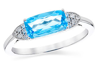 L274-00461: LDS RG 1.44 BLUE TOPAZ 1.52 TGW