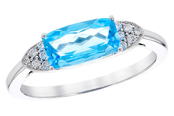 L274-00461: LDS RG 1.44 BLUE TOPAZ 1.52 TGW