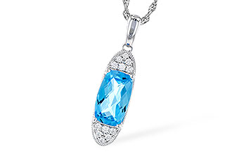 L274-00489: NECK 2.02 BLUE TOPAZ 2.12 TGW