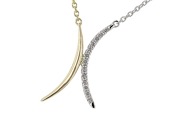 L274-91398: NECKLACE .14 TW (18")
