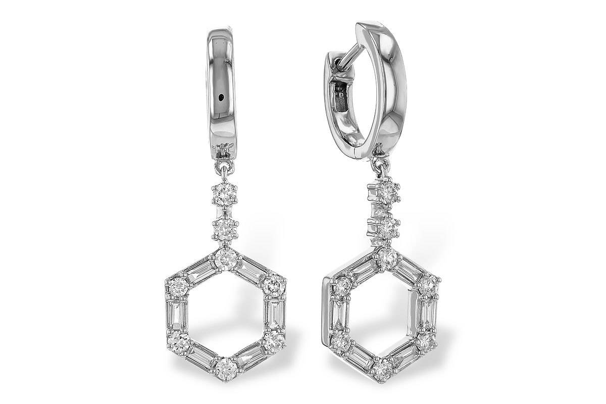 L274-92298: EARRINGS .23 BAG .60 TW