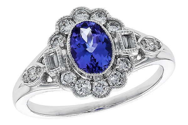 L274-92334: LDS RG .80 TANZANITE 1.20 TGW (7x5MM OV)