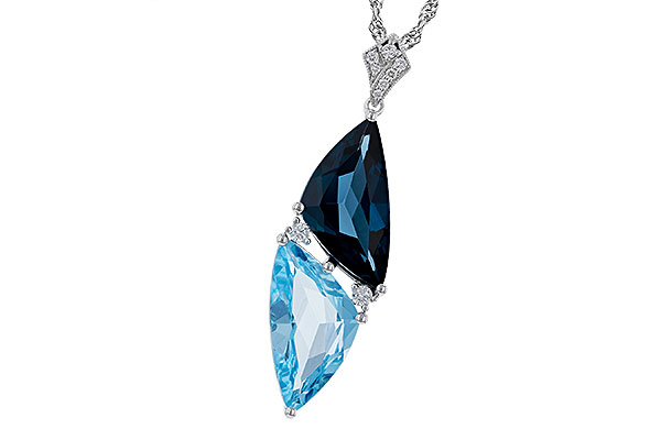 L274-93234: NECK 6.87 BLUE TOPAZ 6.97 TGW