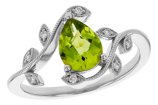 L274-93252: LDS RG 1.16 PERIDOT 1.22 TGW (8x6MM PER)