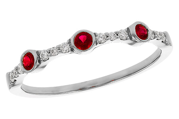 L274-94143: LDS WED RG .15 RUBY .24 TGW