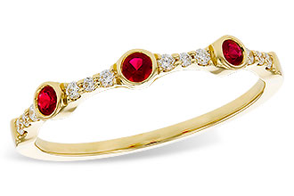 L274-94143: LDS WED RG .15 RUBY .24 TGW