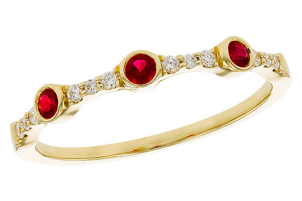 L274-94143: LDS WED RG .15 RUBY .24 TGW