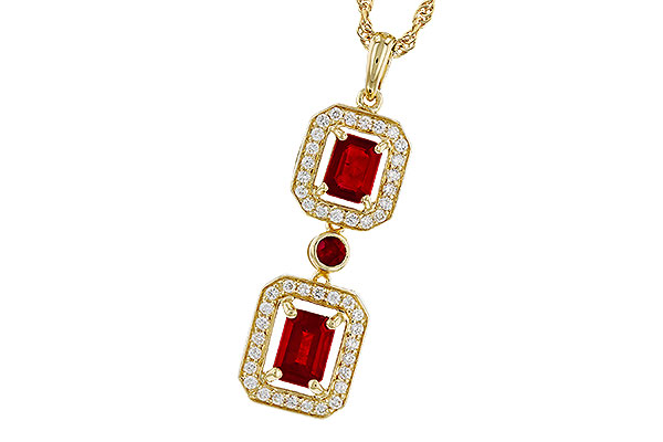 L274-95089: NECK 1.22 TW RUBY 1.43 TGW