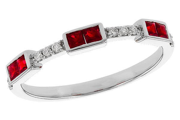 L274-95916: LDS WED RG .34 RUBY .41 TGW