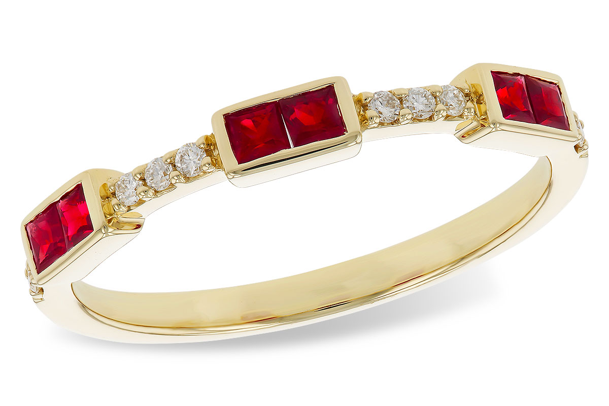 L274-95916: LDS WED RG .34 RUBY .41 TGW
