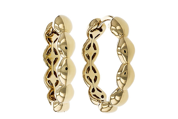 L274-96907: GOLD EARRINGS (18MM)