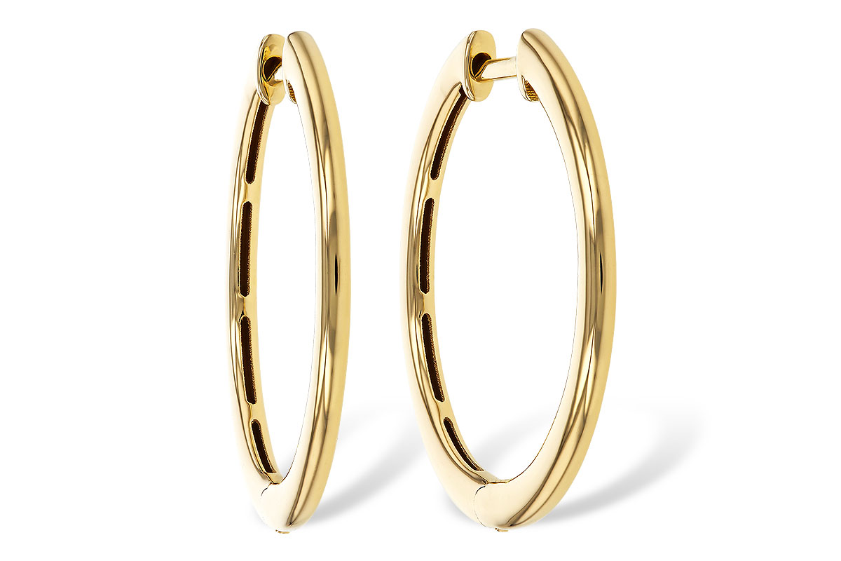 L274-98661: GOLD EARRINGS (24MM)
