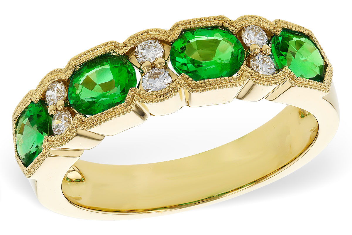 L274-98707: LDS WED RG 1.20 EMERALD 1.38 TGW (5x4MM EMER)