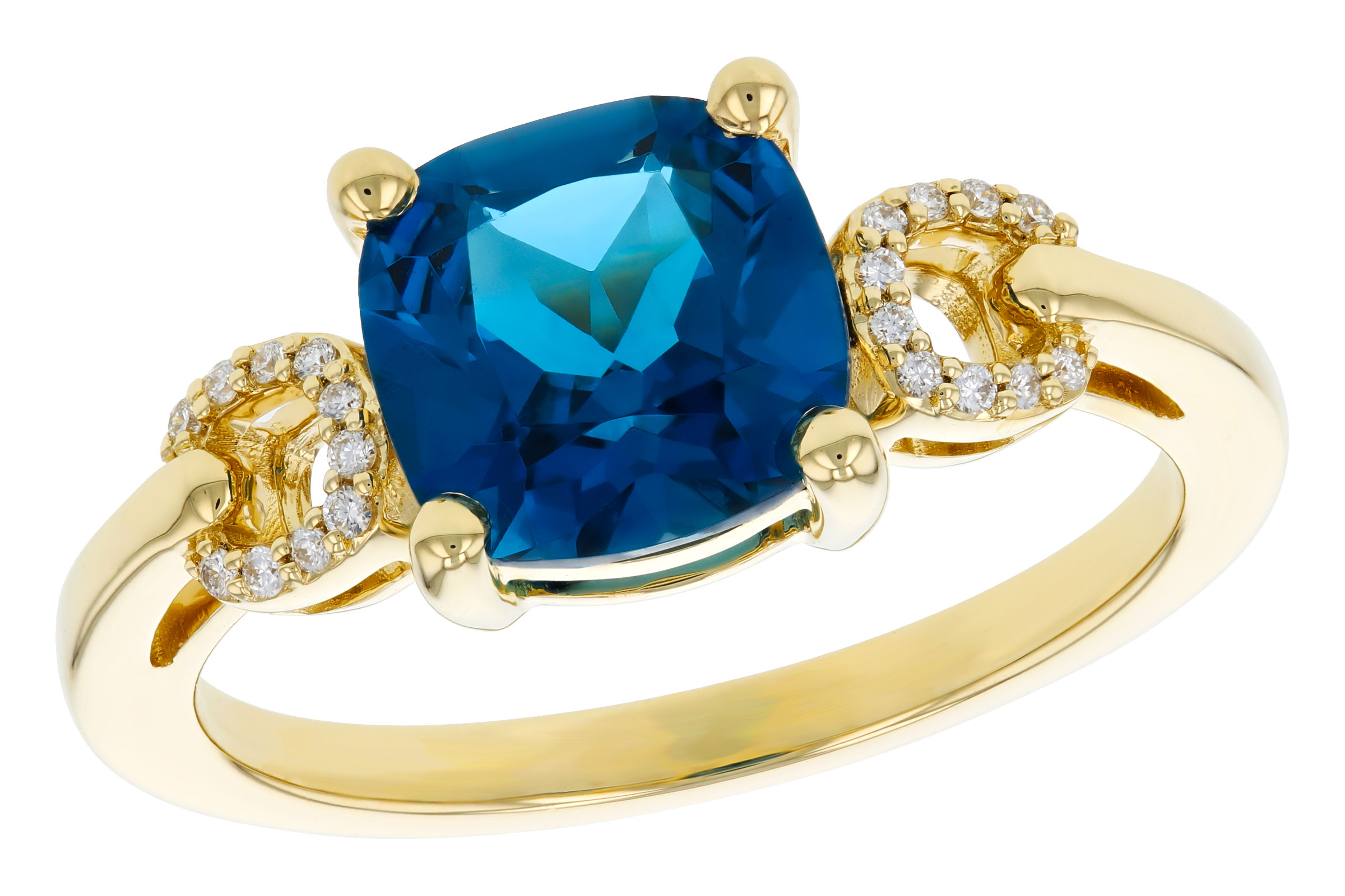 L275-84134: LDS RG 2.16 LONDON BLUE TOPAZ 2.21 TGW (8MM LBT)