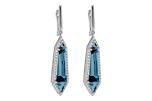 M190-39561: EARR 5.25 LONDON BLUE TOPAZ 5.67 TGW