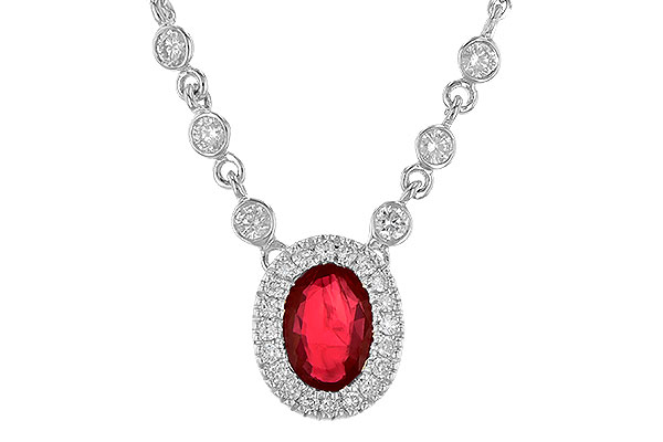 M190-43198: NECK .70 RUBY .94 TGW (17")