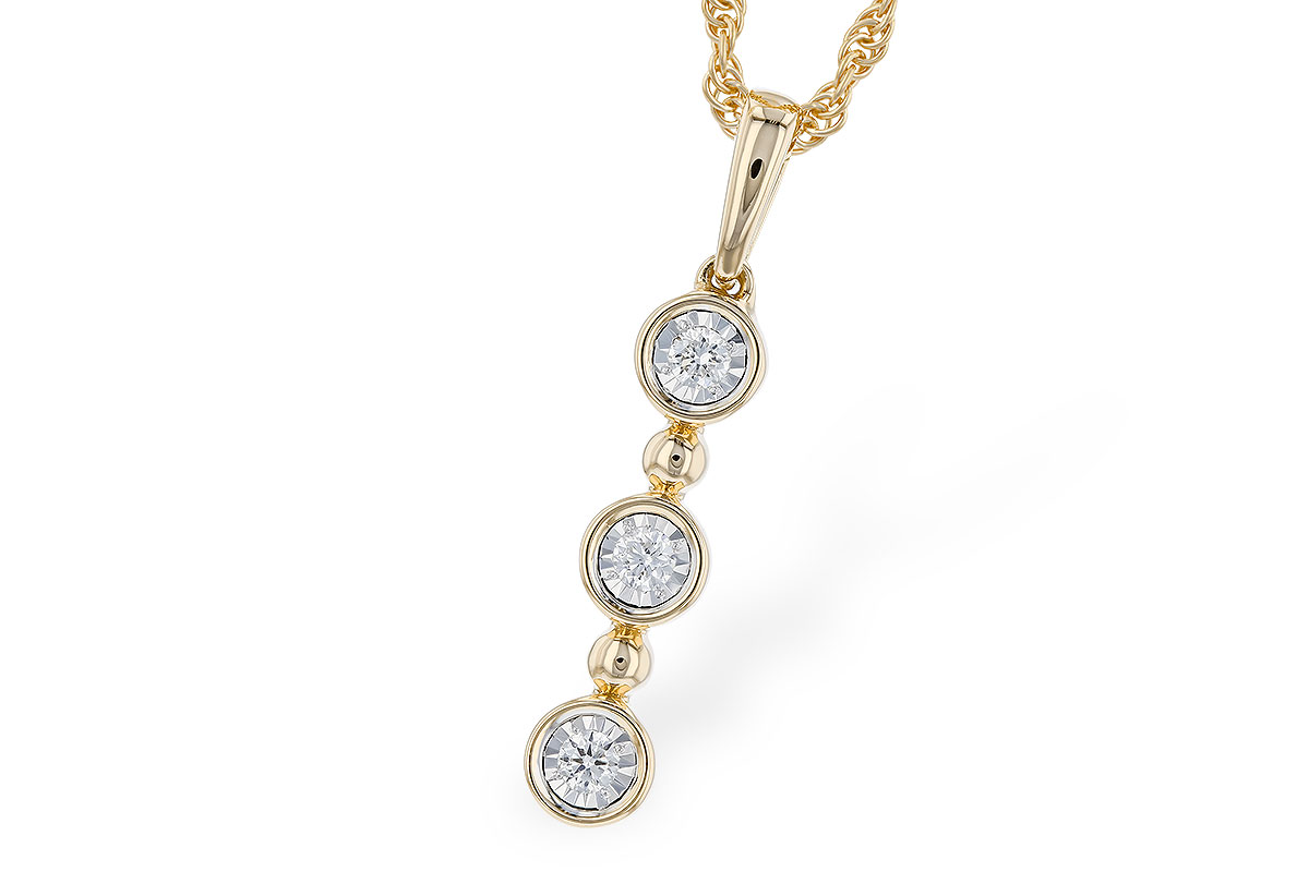 M274-03243: NECKLACE .08 TW