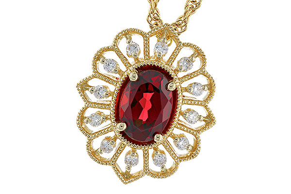 M274-03270: NECK .80 GARNET .92 TGW (7x5MM GAR)