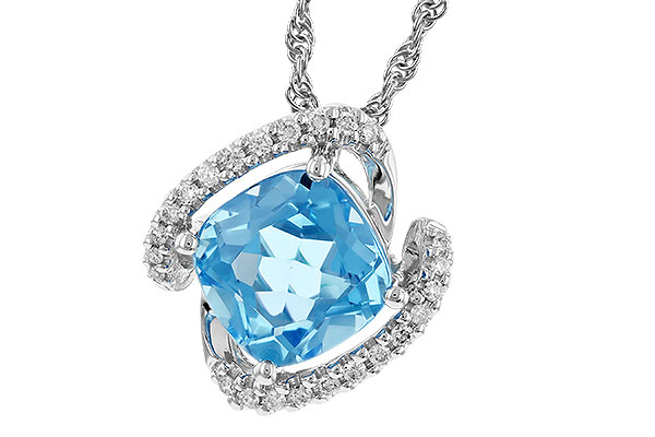 M274-04152: NECK 2.61 BLUE TOPAZ 2.72 TGW