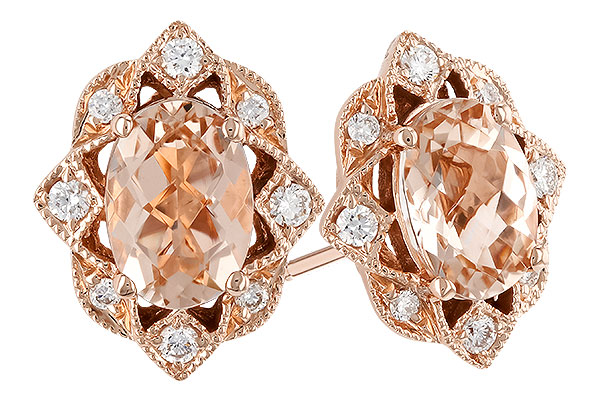 M274-06898: EARR .80 MORGANITE .89 TGW (6x4MM MORG)