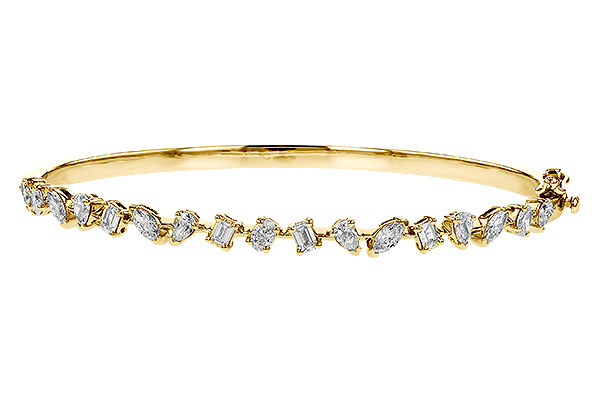 M274-07807: BANGLE 1.70 TW FANCY CUT DIAS