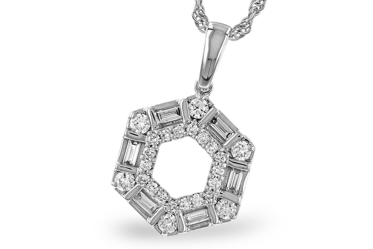 M274-92298: NECKLACE .14 TW BAG .50 TW