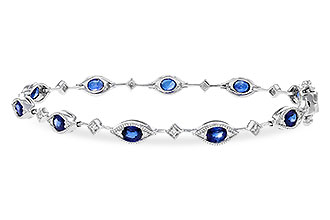 M274-92352: BRACELET 2.31 SAPPHIRE 2.50 TGW (7")