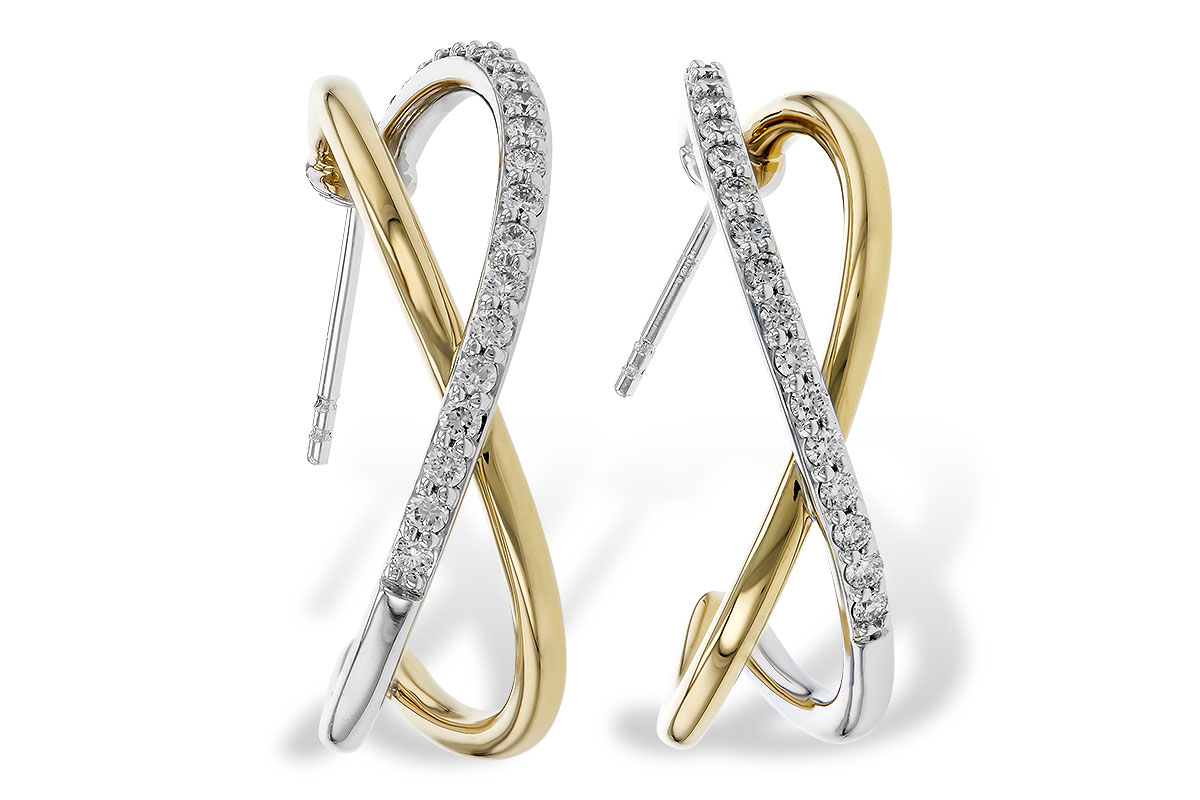 M274-93261: EARRINGS .50 TW