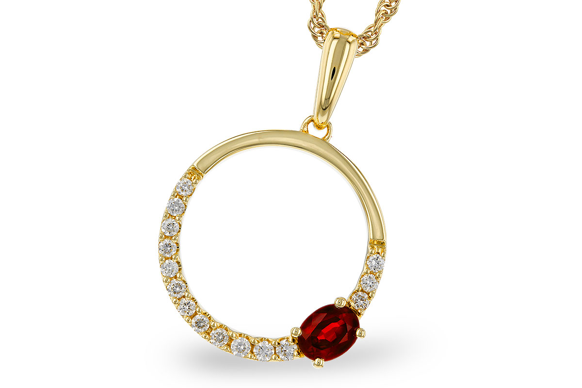 M274-94107: NECKLACE .26 RUBY .41 TGW