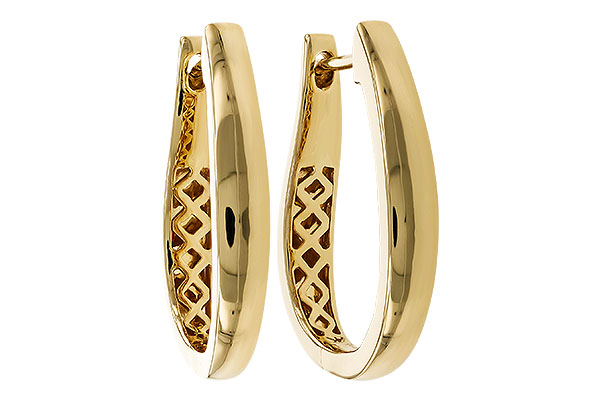 M274-96898: GOLD EARRINGS (22MM)