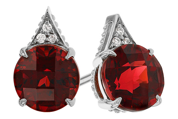 M274-97752: EARR 2.08 TW GARNET 2.10 TGW (6MM RD)