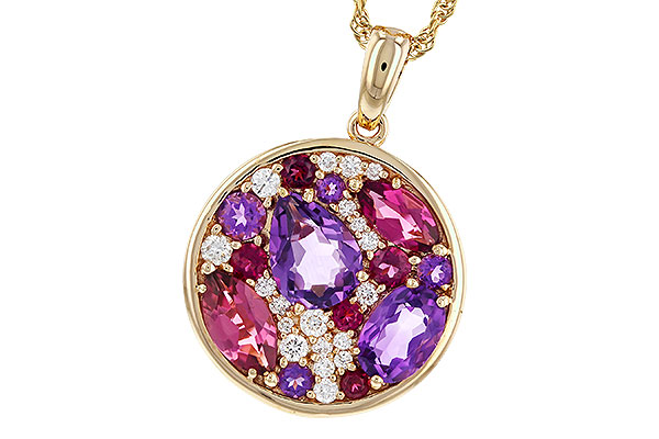 M274-97816: NECK 1.83 TW SEMI-PRECIOUS (P.TOUR, AMY) 2.00 TGW