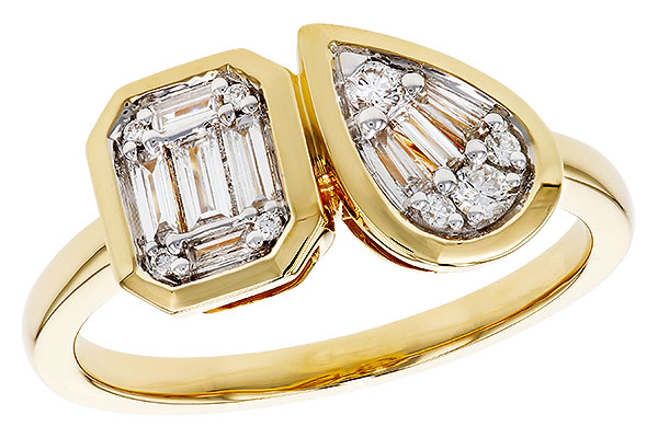 M274-98707: LDS DIA RG .17 TW BAGUETTE .25 TW