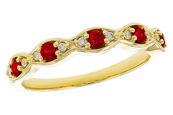M274-99570: LDS WED RG .28 RUBY .34 TGW