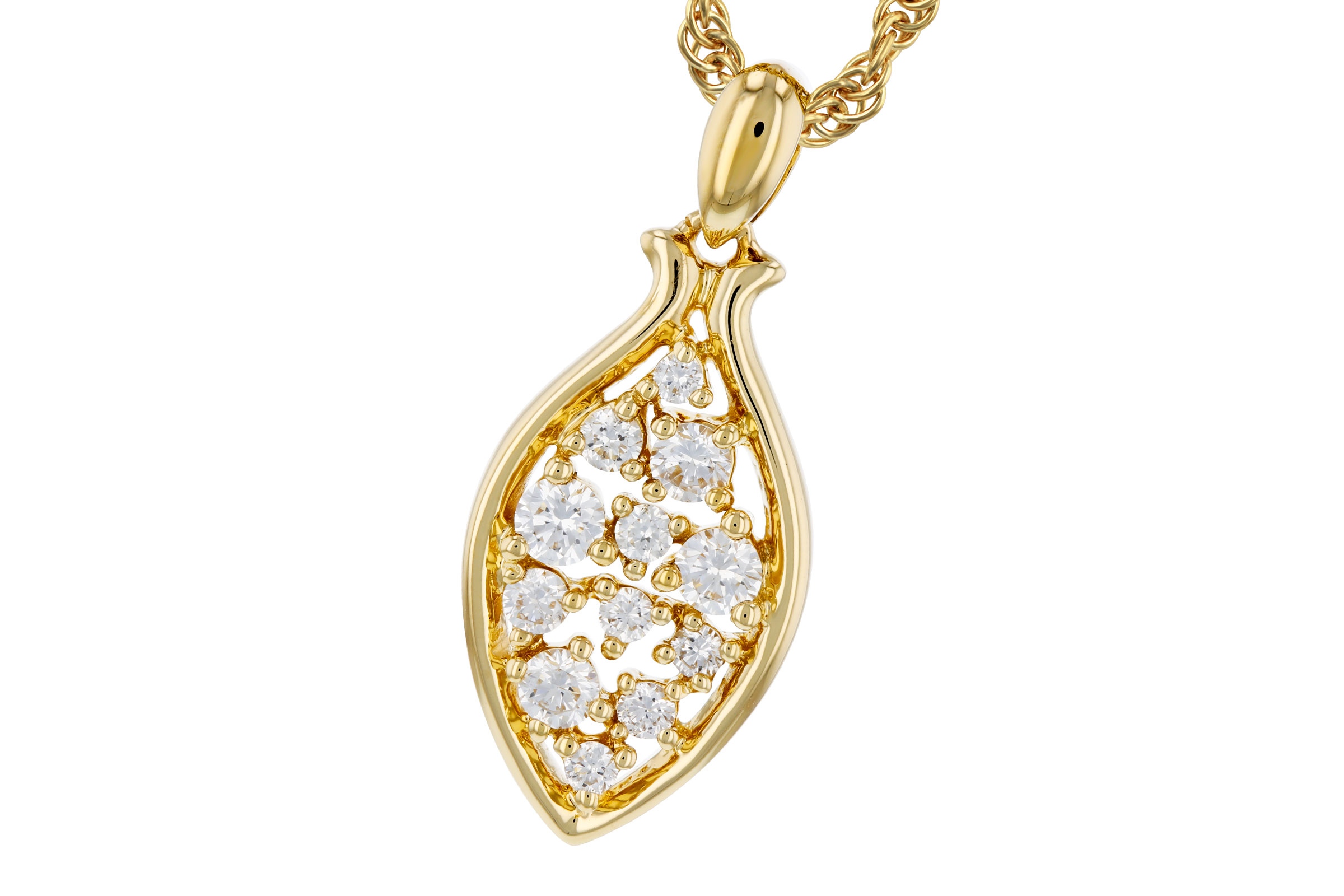 M275-84125: NECKLACE .26 TW